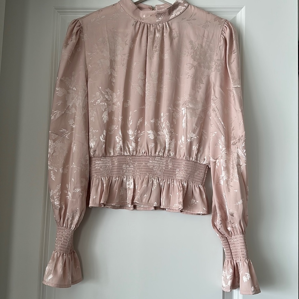 FOREVER 21 pink blush blouse